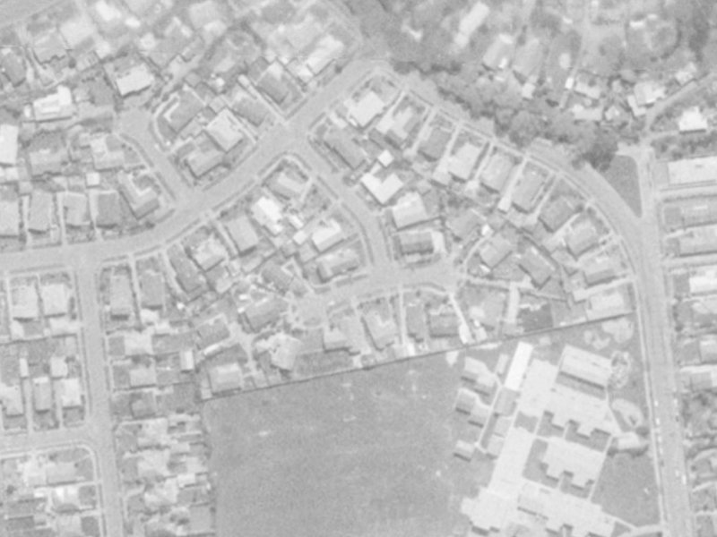 6 Seagrave Place from the air, 1975-1979