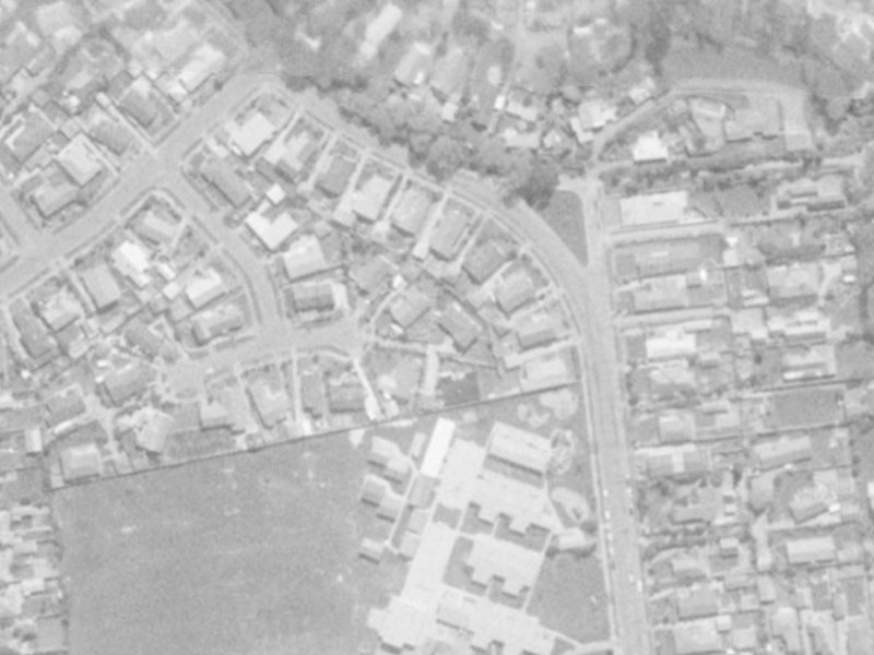 15 Seagrave Place from the air, 1975-1979