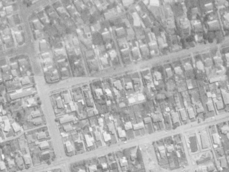 28 Taylors Avenue from the air, 1975-1979