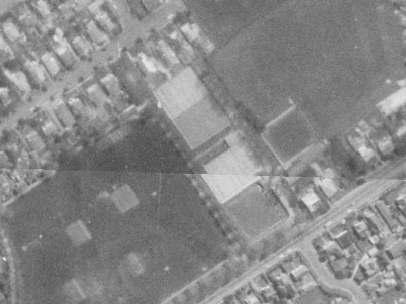 81 Heaton Street from the air, 1975-1979
