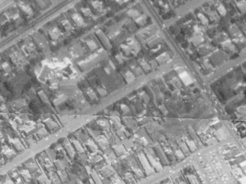 148A Leinster Road from the air, 1975-1979