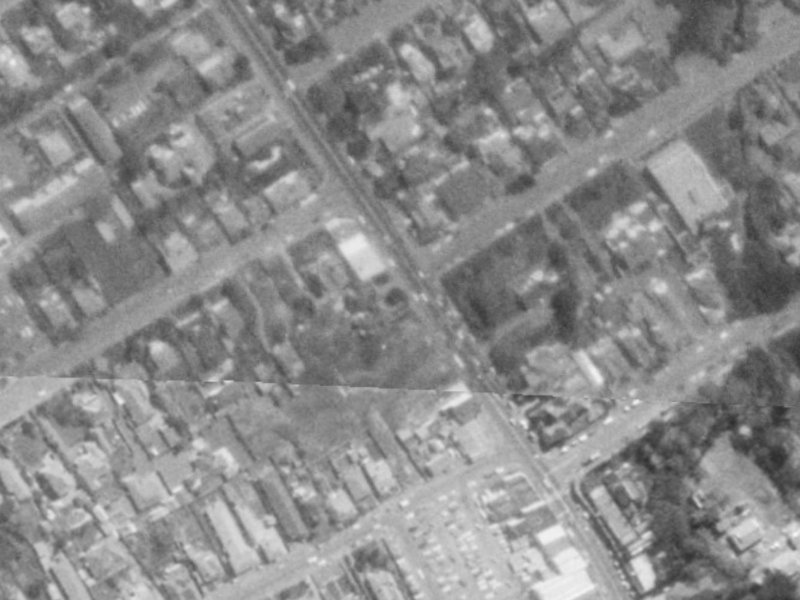 227 Papanui Road from the air, 1975-1979