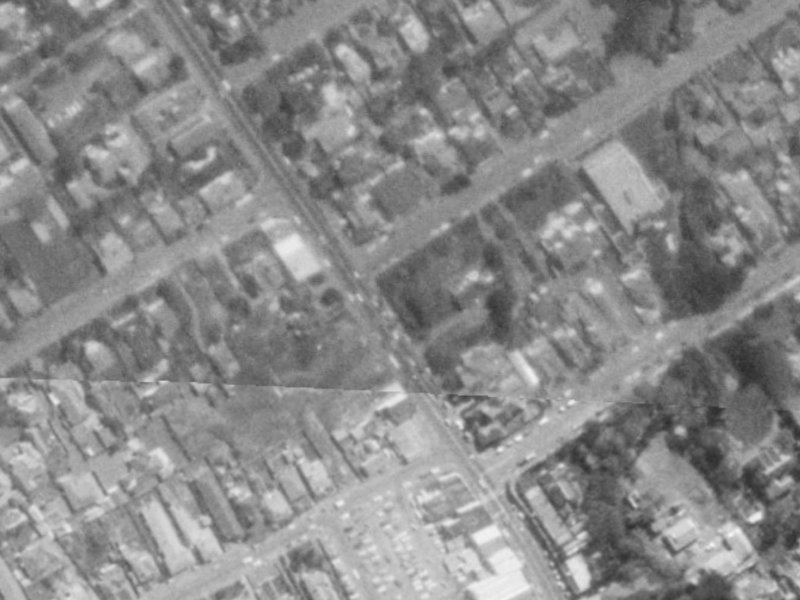 2 McDougall Avenue from the air, 1975-1979