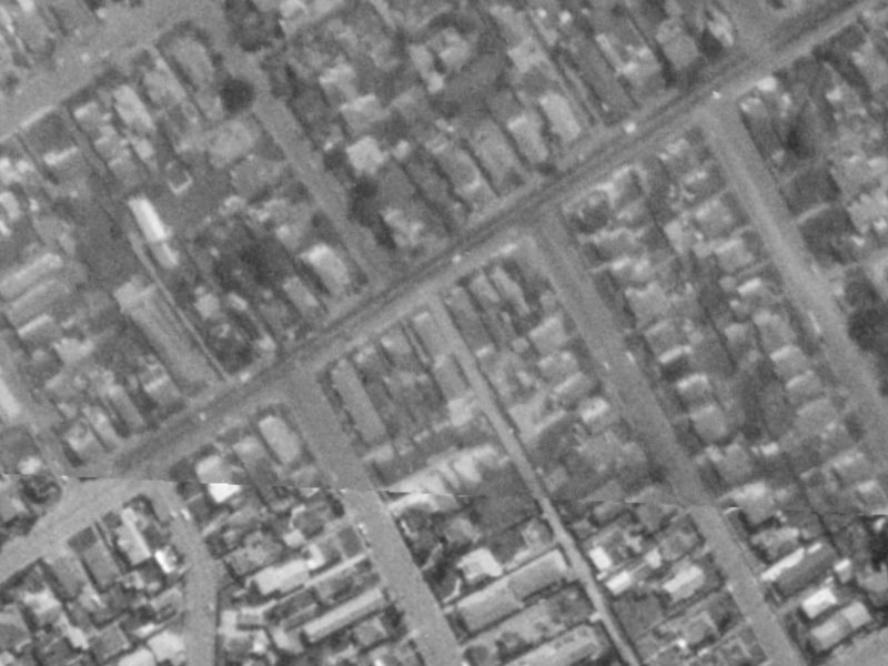 80 Saint Albans Street from the air, 1975-1979