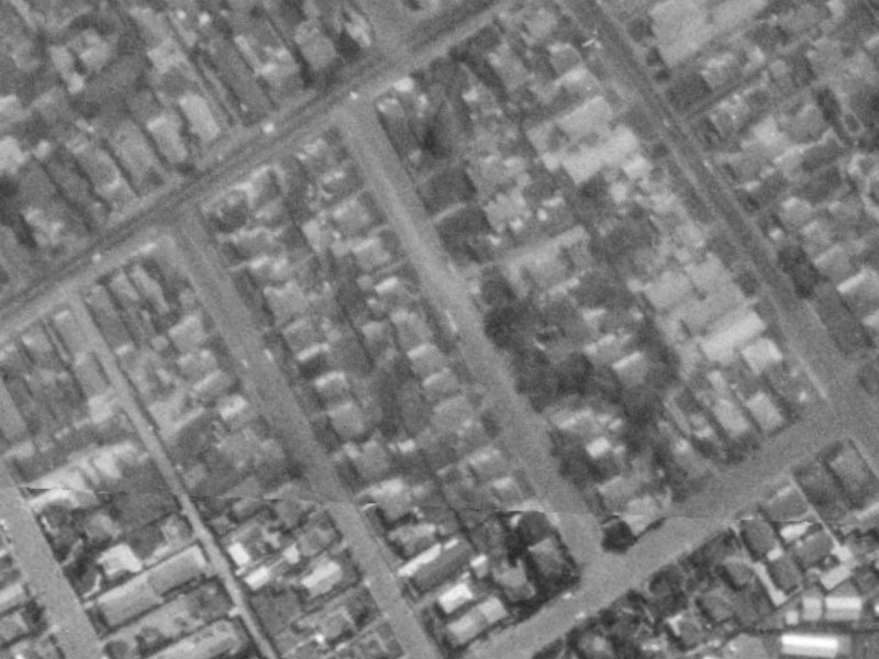 25 Albany Street from the air, 1975-1979