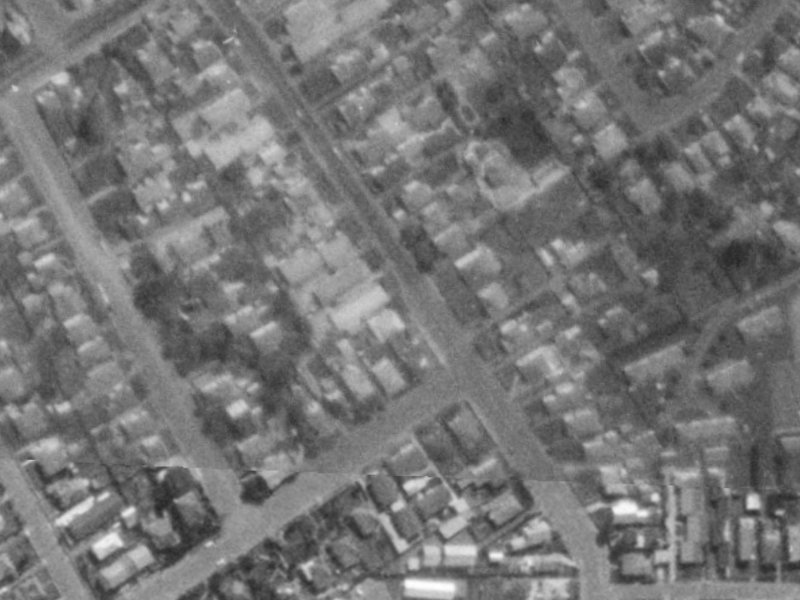 199 Springfield Road from the air, 1975-1979