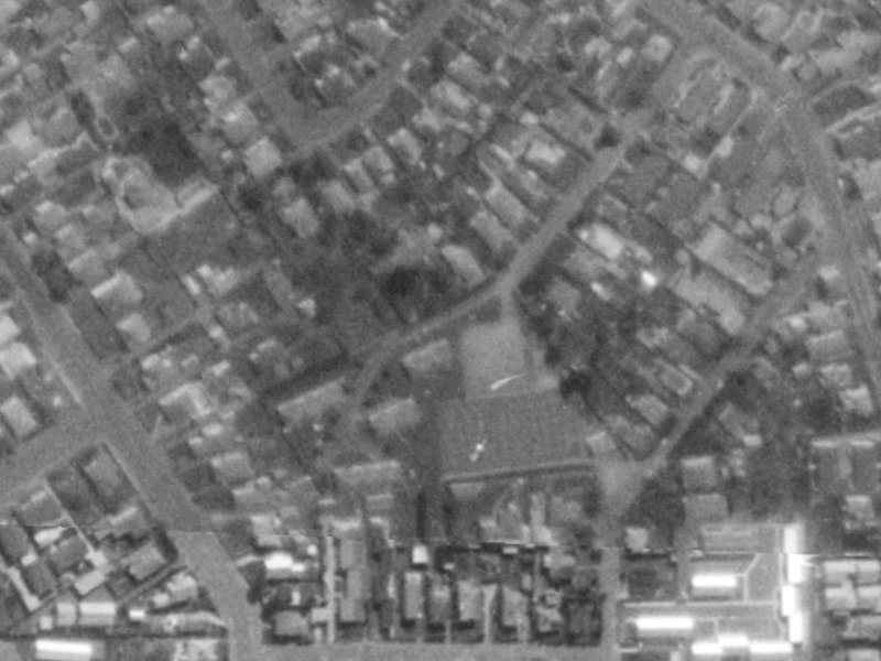 21 Coles Place from the air, 1975-1979