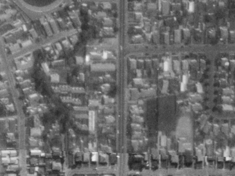 51A Cranford Street from the air, 1975-1979