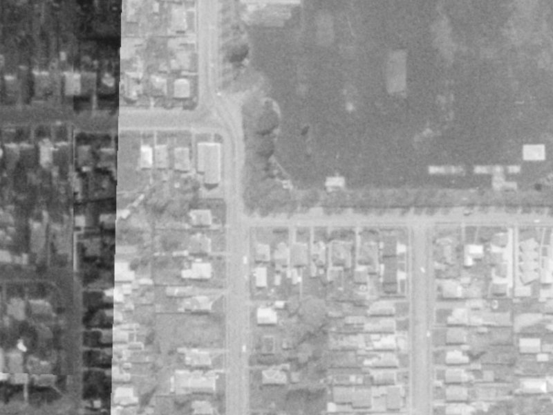 4 Edward Avenue from the air, 1975-1979