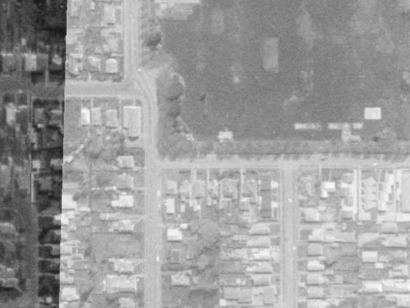 14 Edward Avenue from the air, 1975-1979