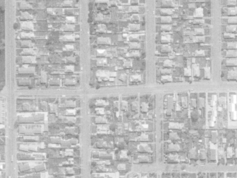 67-83 Edward Avenue from the air, 1975-1979