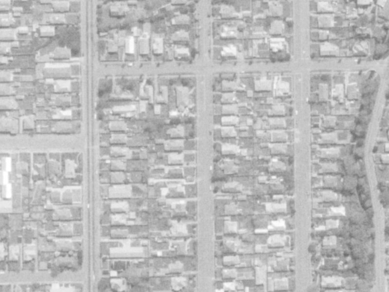 115 Slater Street from the air, 1975-1979