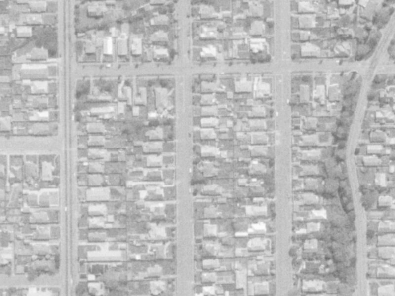 122 Slater Street from the air, 1975-1979