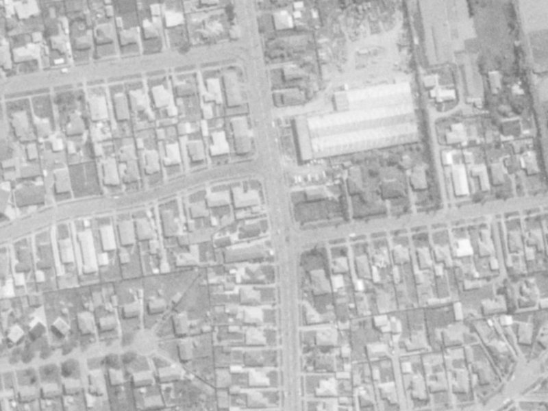 170 Gayhurst Road from the air, 1975-1979