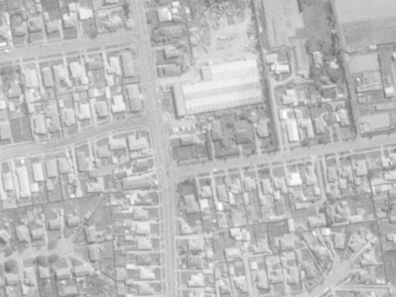 35 Birchfield Avenue from the air, 1975-1979