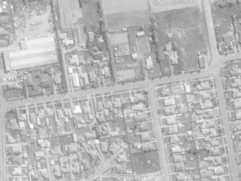 76 Birchfield Avenue from the air, 1975-1979