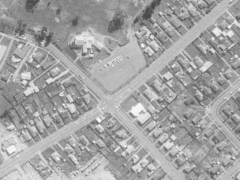 198A Wainoni Road from the air, 1975-1979
