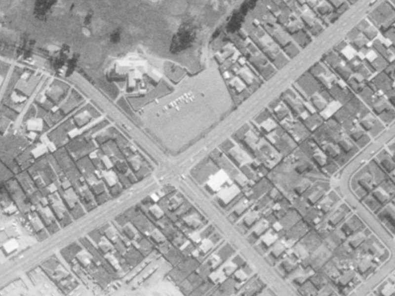 198 Wainoni Road from the air, 1975-1979