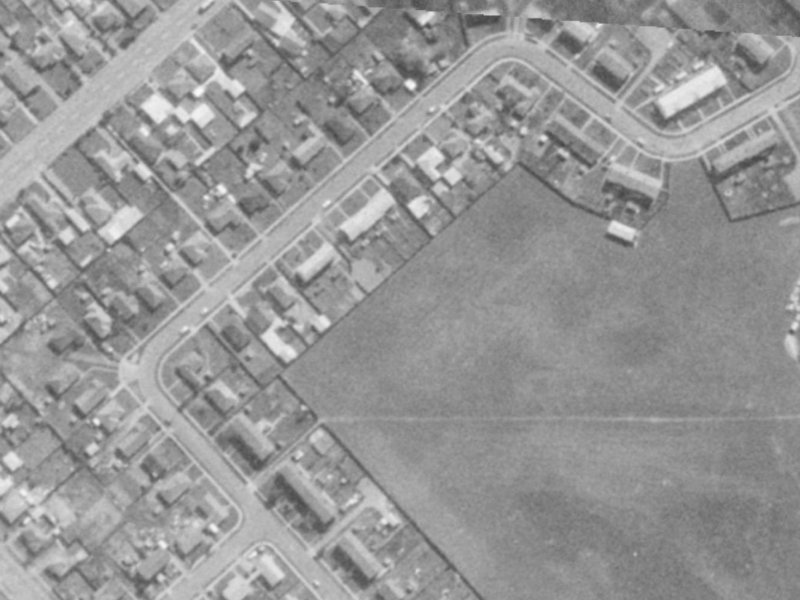 Aldershot Street from the air, 1975-1979