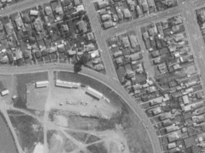62 Union Street from the air, 1975-1979