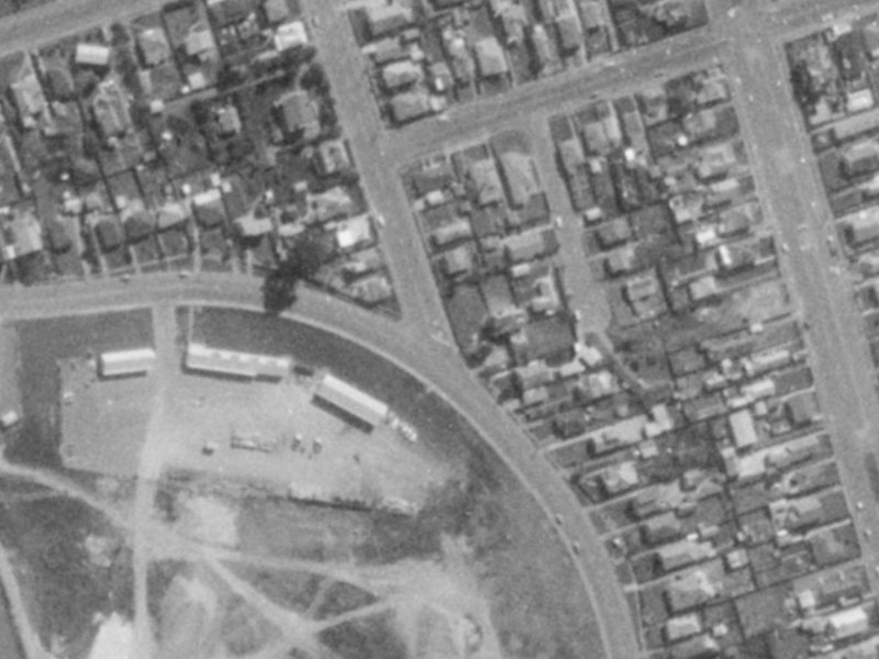 67 Union Street from the air, 1975-1979