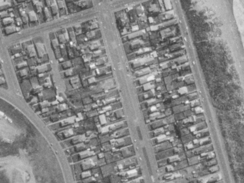 74 Oram Avenue from the air, 1975-1979