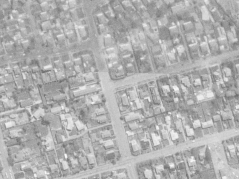 55 Garreg Road from the air, 1975-1979