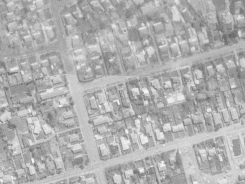 34 Taylors Avenue from the air, 1975-1979