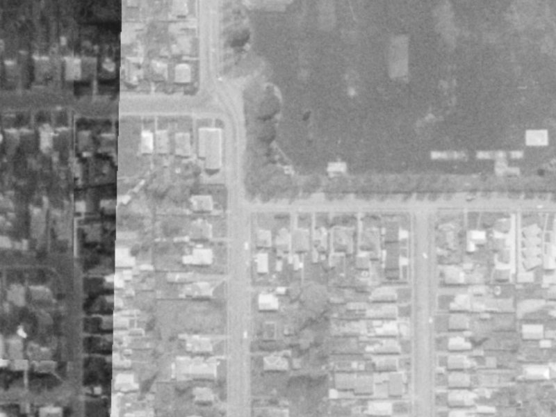 3 Edward Avenue from the air, 1975-1979