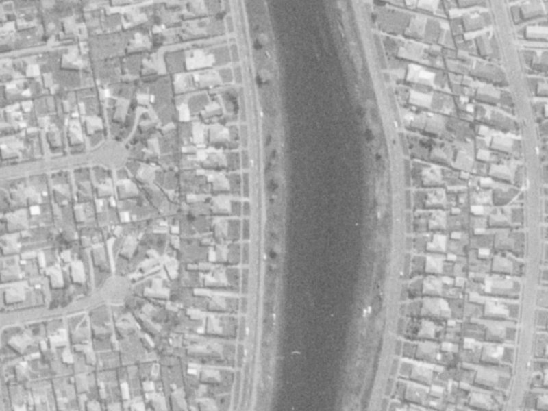 187 Locksley Avenue from the air, 1975-1979