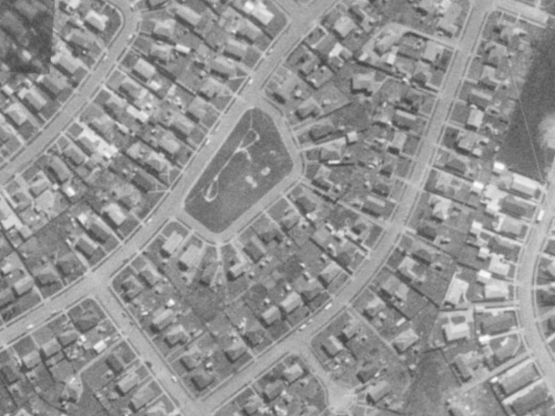 14 Ventnor Crescent from the air, 1975-1979