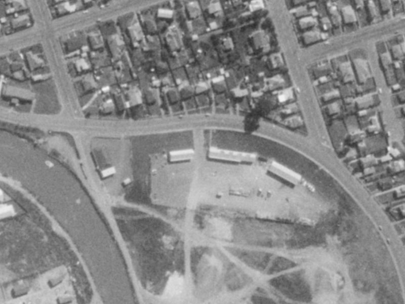83 Owles Terrace from the air, 1975-1979