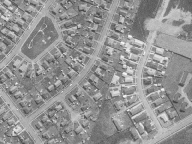 20 Corhampton Street from the air, 1975-1979