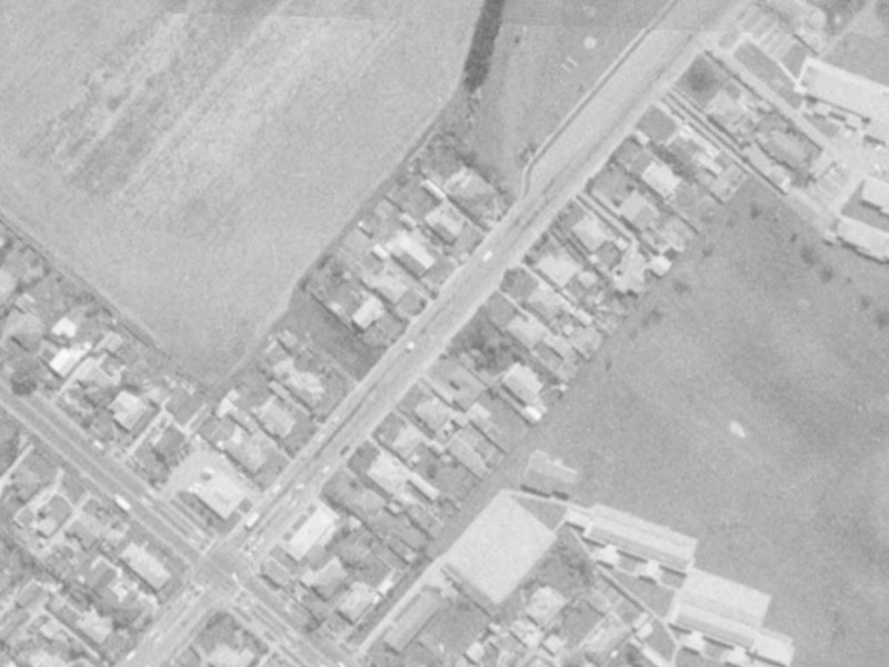 264B Ilam Road from the air, 1975-1979