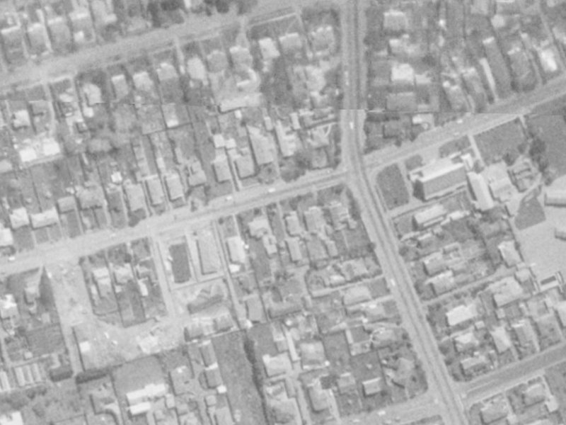 92 Jeffreys Road from the air, 1975-1979