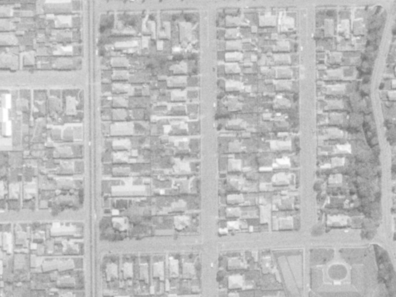 107 Slater Street from the air, 1975-1979