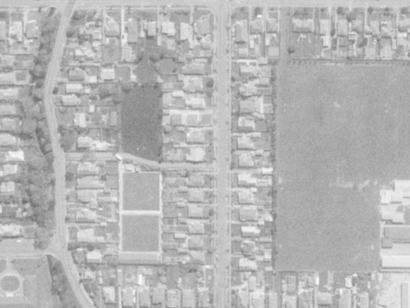 121 Petrie Street from the air, 1975-1979