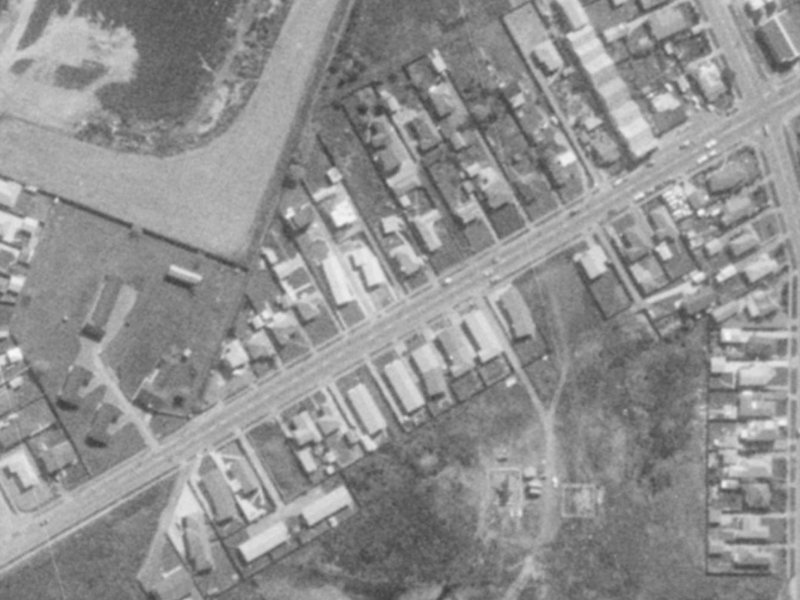551A Pages Road from the air, 1975-1979