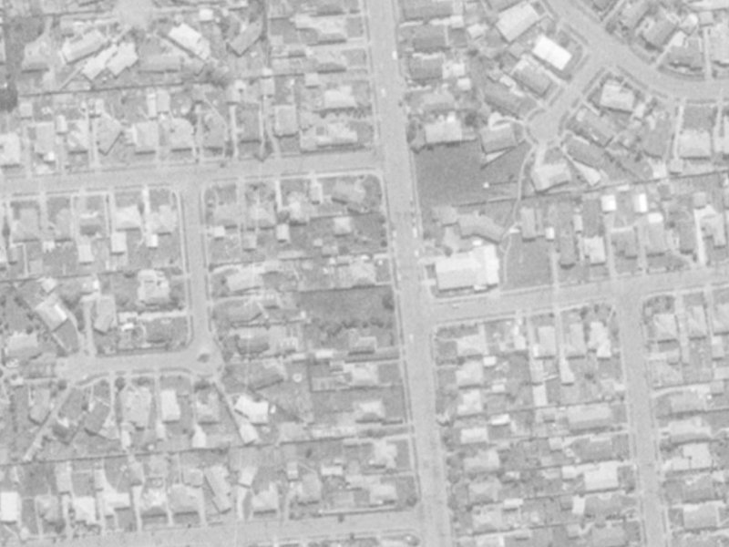 257 Avonhead Road from the air, 1975-1979