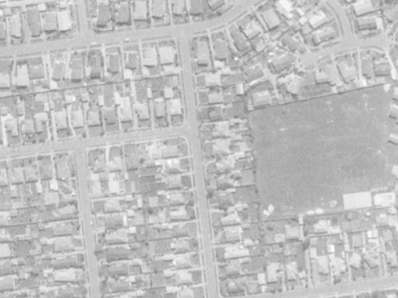64 Hounslow Street from the air, 1975-1979
