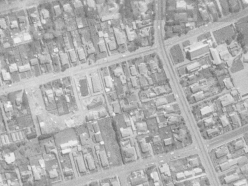90 Jeffreys Road from the air, 1975-1979
