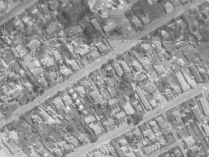 116 Leinster Road from the air, 1975-1979