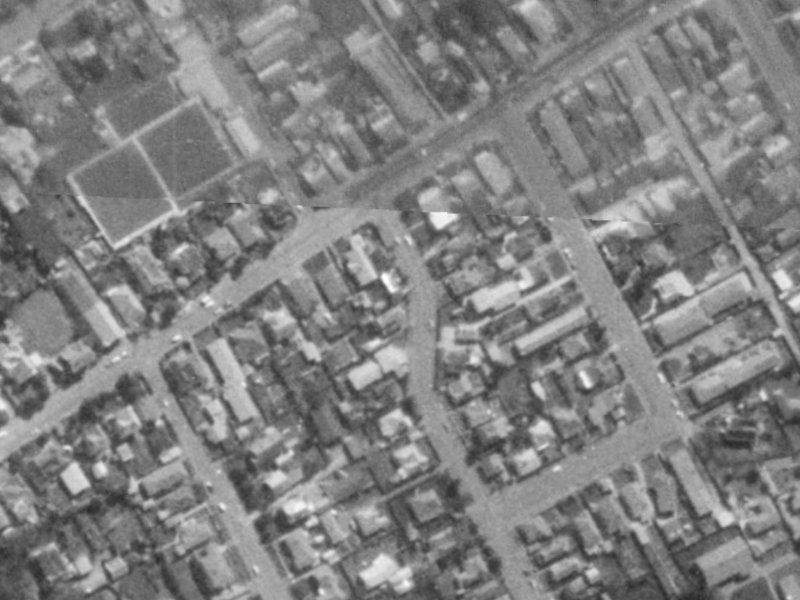 135 Bristol Street from the air, 1975-1979