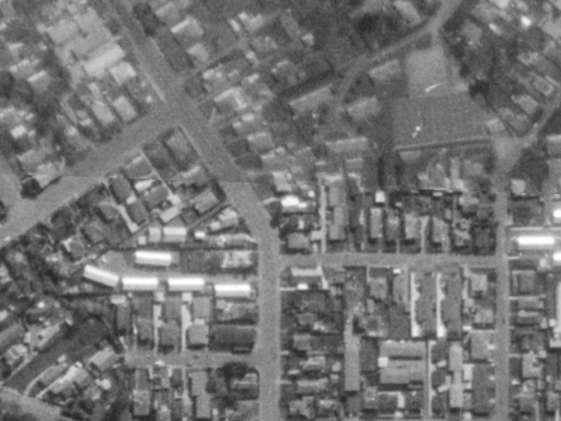 184 Springfield Road from the air, 1975-1979