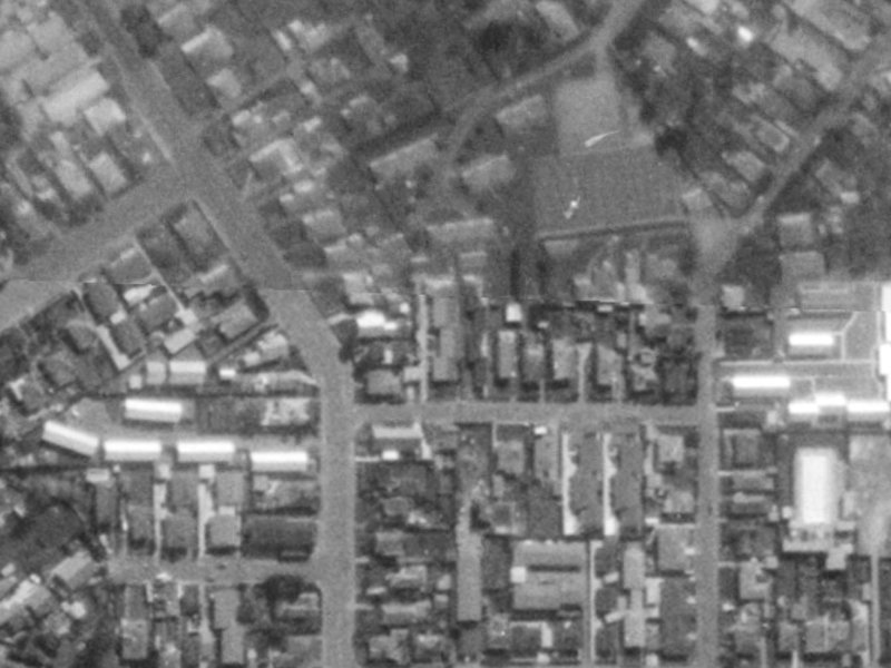7 Radnor Street from the air, 1975-1979