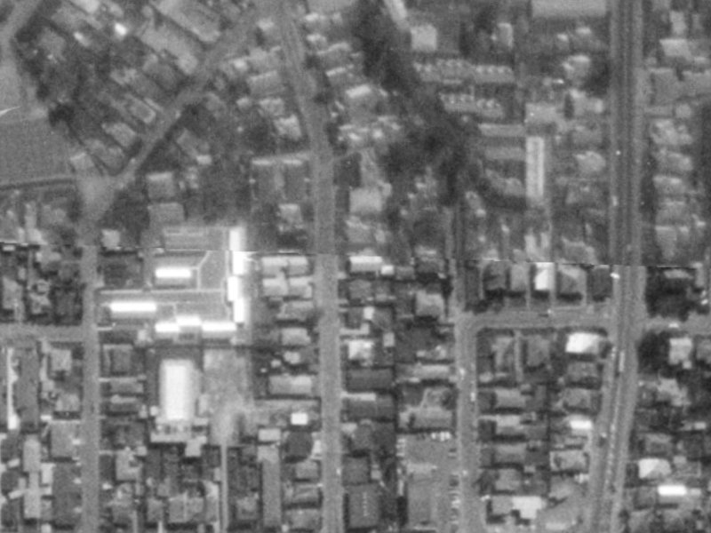 30 Trafalgar Street from the air, 1975-1979