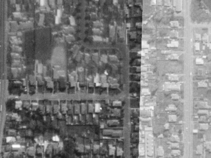 75 Cornwall Street from the air, 1975-1979