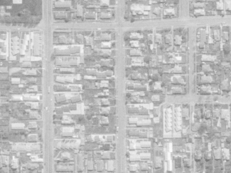 183 Geraldine Street from the air, 1975-1979