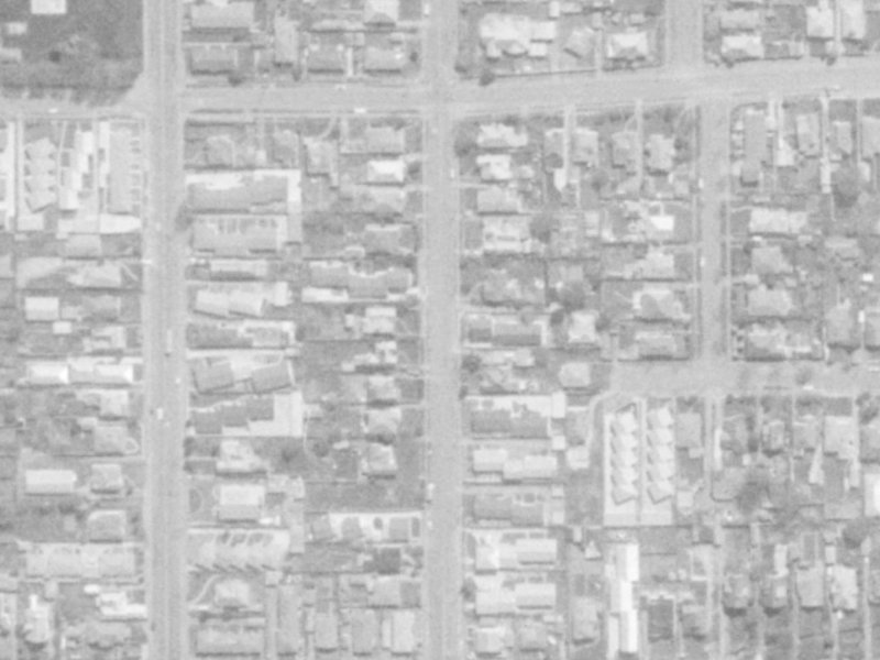 184 Geraldine Street from the air, 1975-1979