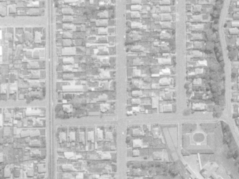 106 Slater Street from the air, 1975-1979